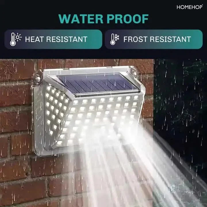 Solar Body Sensing Wall light  Outdoor for Garden and home security(Waterproof,Cool White)