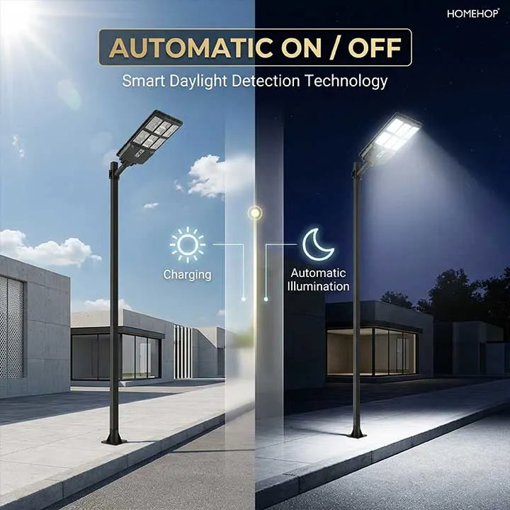 All in One Solar Street Lights 130W Motion Sensor LED Waterproof Automatic Wireless Security Lamp for Outdoor, Home, Garden and Pathway