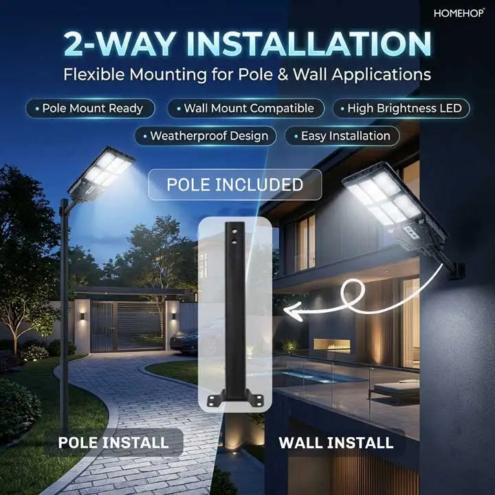 All in One Solar Street Lights 130W Motion Sensor LED Waterproof Automatic Wireless Security Lamp for Outdoor, Home, Garden and Pathway