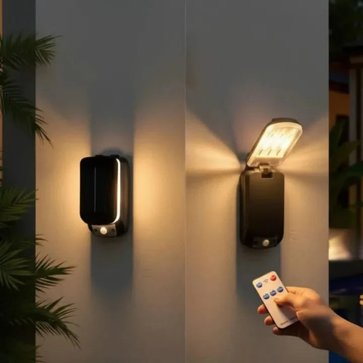 Solar Wall Lamp Outdoor Motion Sensor Waterproof Light For Home And Garden