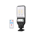 Solar Street Light Outdoor 2LED Waterproof Mini Security Lamp for Home, Garden  (Warm,Renewed)