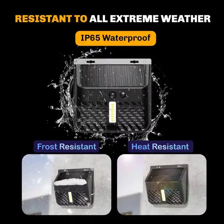 Solar Wall Lights With Mosquito Killer Lamp Waterproof Motion Sensor LED Lights for Outdoor Use