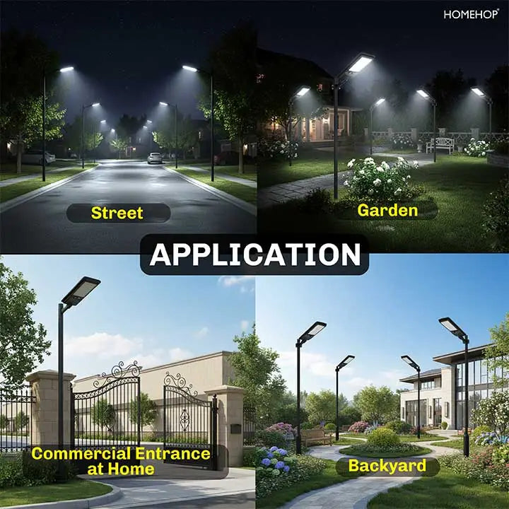 Solar Street Light Outdoor Waterproof 150W  Wireless Motion Sensor LED Lamp for Home Garden(Cool White)