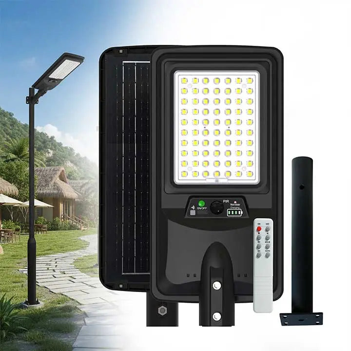 Solar Street Light Outdoor Waterproof 150W  Wireless Motion Sensor LED Lamp for Home Garden(Cool White)