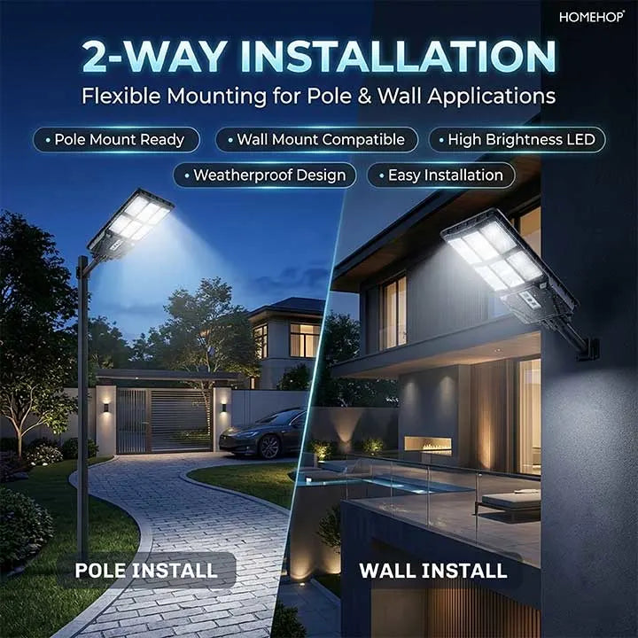 All in One Solar Street Lights 130W Motion Sensor LED Waterproof Automatic Wireless Security Lamp for Outdoor, Home, Garden and Pathway