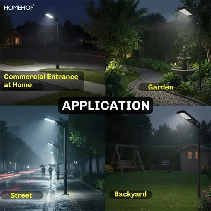 Solar Street Lights Outdoor Waterproof 50 Watt  Wireless Motion Sensor Lamp for Home Garden