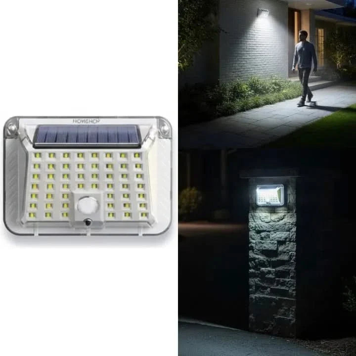 Solar Body Sensing Wall light  Outdoor for Garden and home security(Waterproof,Cool White)