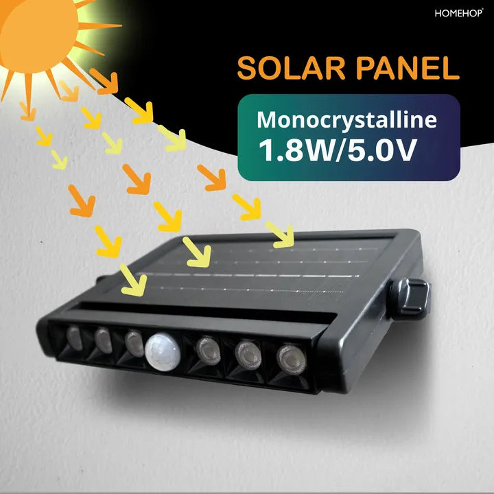 Solar Sensor Wall Light For Home, Garden, Outdoor Led Security Lamp with Motion Sensor (Waterproof , Cool)
