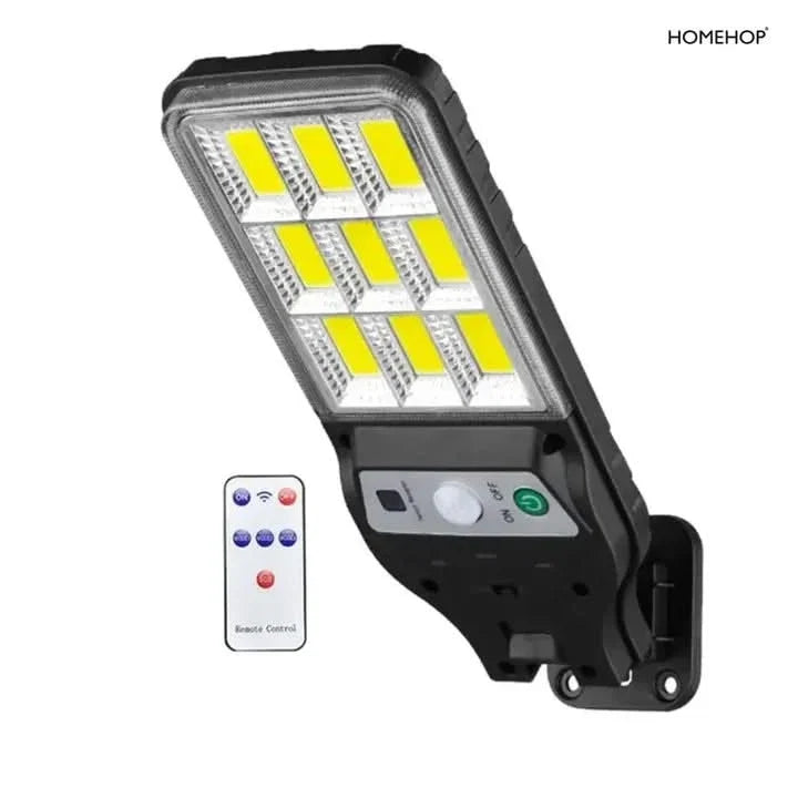 Solar Street Lights Outdoor Waterproof 90COB LED Mini Security Lamp With Remote Control Motion Sensor For Home