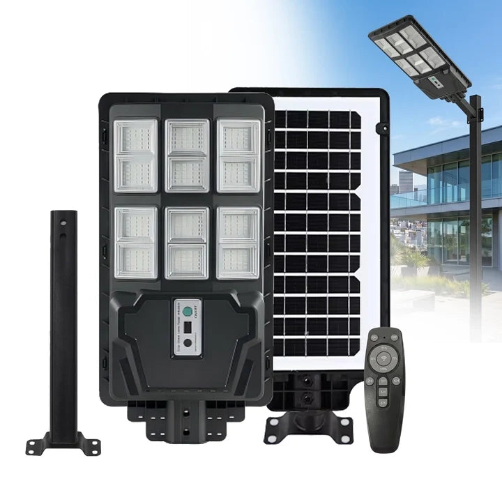 All in One Solar Street Lights 130W Motion Sensor LED Waterproof Automatic Wireless Security Lamp for Outdoor, Home, Garden and Pathway