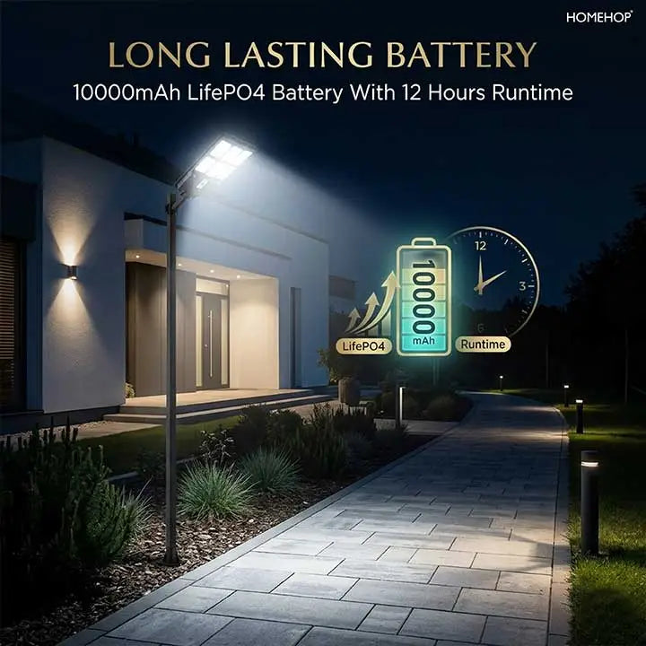 All in One Solar Street Lights 130W Motion Sensor LED Waterproof Automatic Wireless Security Lamp for Outdoor, Home, Garden and Pathway