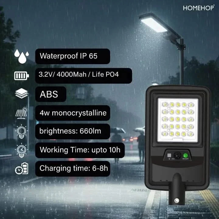 Solar Street Lights Outdoor Waterproof 50 Watt  Wireless Motion Sensor Lamp for Home Garden